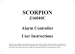 Micron Scorpion Z16040C alarm