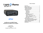 uMP3g3 Manual - Light-O-Rama