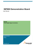 56F800 Demonstration Board User`s Manual
