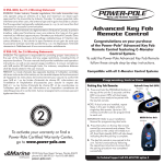 Advanced Key Fob Remote Control