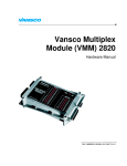 Vansco Multiplex Module (VMM) 2820