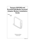 Terayon DOCSIS and EuroDOCSIS Media Terminal Adapter Modem