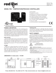 Red Lion PXU Temperature/Process Controllers