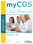 myCGS User Manual