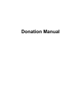 Donation Manual