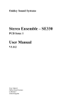 SE330 Issue 1 User Manual