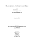 M&V Plan - NYSERDA DG/CHP Integrated Data System