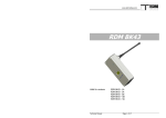 Manuale utente RDM BK43 UK