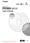 Canon PIXMA MP530 User Guide Manual