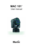 MAC 101 Series - User Manual