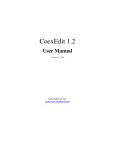CoexEdit 1.2 manual
