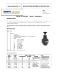 Model 40 Nullmatic Pressure Regulators
