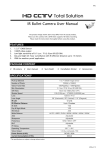 IR Bullet Camera User Manual