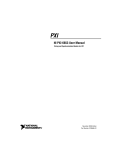 NI PXI-6653 User Manual