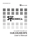 CUB-43USB-NFS User`s Manual