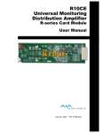 R10CE Universal Monitoring Distribution Amplifier