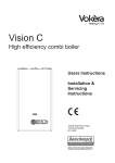 Vision combi installation and servicing manual