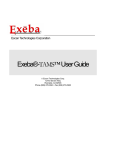 EXEBA-TAMS™ User`s Manual PDF