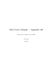 ML/I User`s Manual — Appendix AB