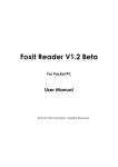 Foxit Reader for Pocket PC V1.2 Beta - Foxit J