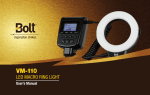 User Manual - VM-110 LED Macro Ring Light.indd