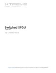 Switched XPDU User`s Manual