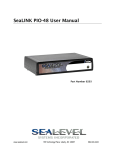 SeaLINK PIO-48 User Manual