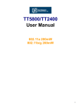 TT5800/TT2400 User Manual
