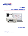 POD-201 User Manual - General Photonics!