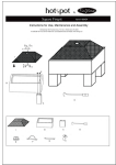 Square Fire Pit Model 60454 User Manual