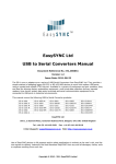 EasySYNC Ltd USB to Serial Converters Manual