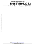 M68EVB912C32 - Freescale Semiconductor