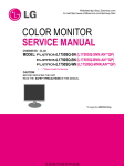 COLOR MONITOR SERVICE MANUAL