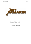 Yamarin 76 Day Cruiser OWNER`S MANUAL