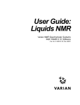 User Guide: Liquids NMR
