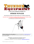Spider User Manual - Thunder Equipment