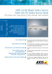 AXIS 243Q Blade Video Server AXIS 291 1U Video Server Rack Full
