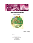 TERIDIAN 71M6534 Demo Board User`s Manual