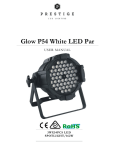 Glow P54 White LED Par - Prestige LED Lighting