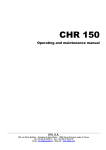 CHR150 User Manual - RevD