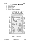 TT-2 manual - Electronic Devices, Inc.