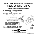KBWS Inst. Manual