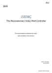 The Revolutionary Video Wall Controller - ISEMC