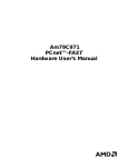 Am79C971 PCnet™-FAST Hardware User`s Manual