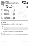 User Manual Dual Release Walkers 6291 Series