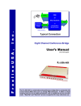 User Manual FL-USA 400 Conference Bridge