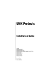 UNIX Products Installation Guide, Version 5.2