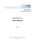 Topaz Enhance User`s Manual
