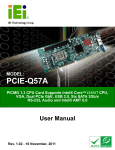 PCIE-Q57A PICMG 1.3 CPU Card