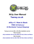 Xk3y Manual - Teensy.co.uk